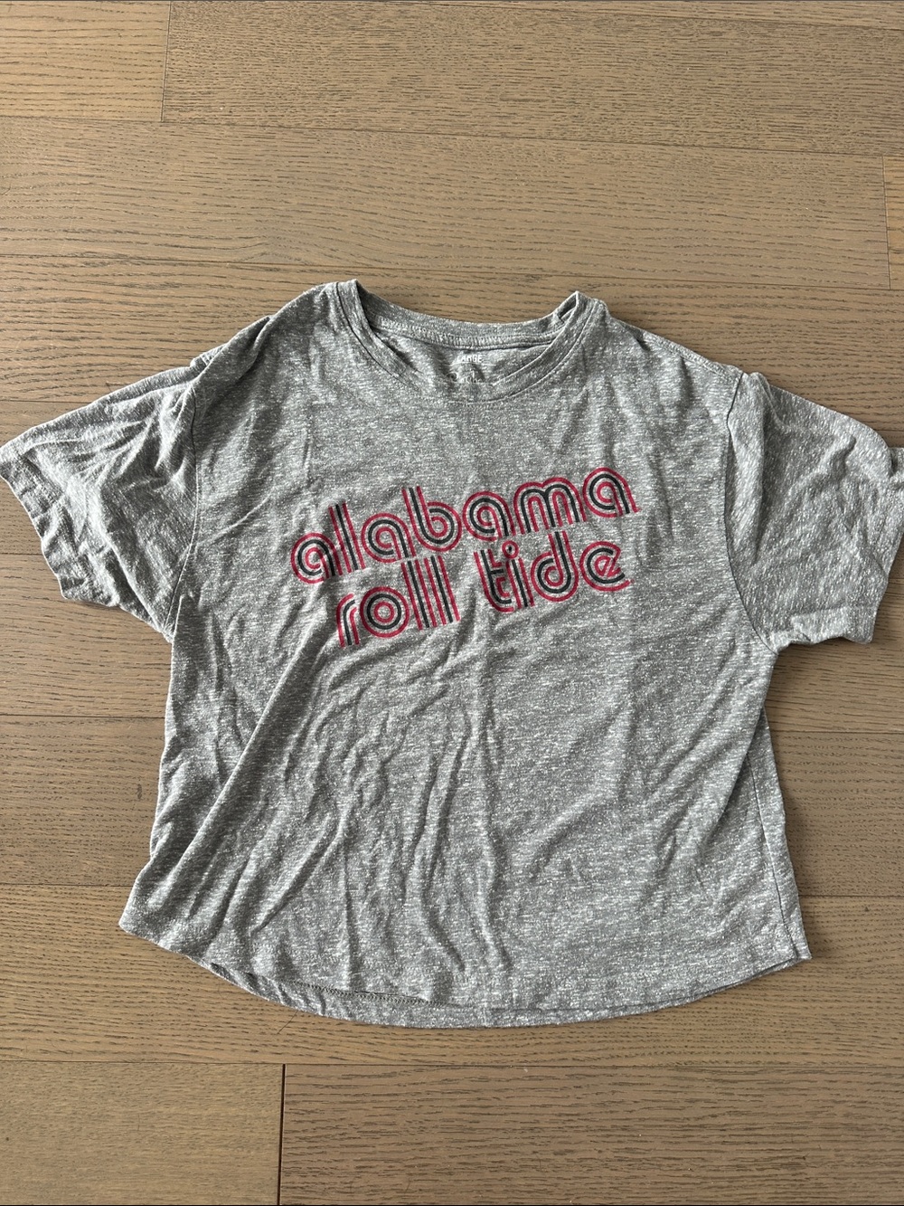 Gray 'Alabama Roll Tide' Short Sleeve Tee